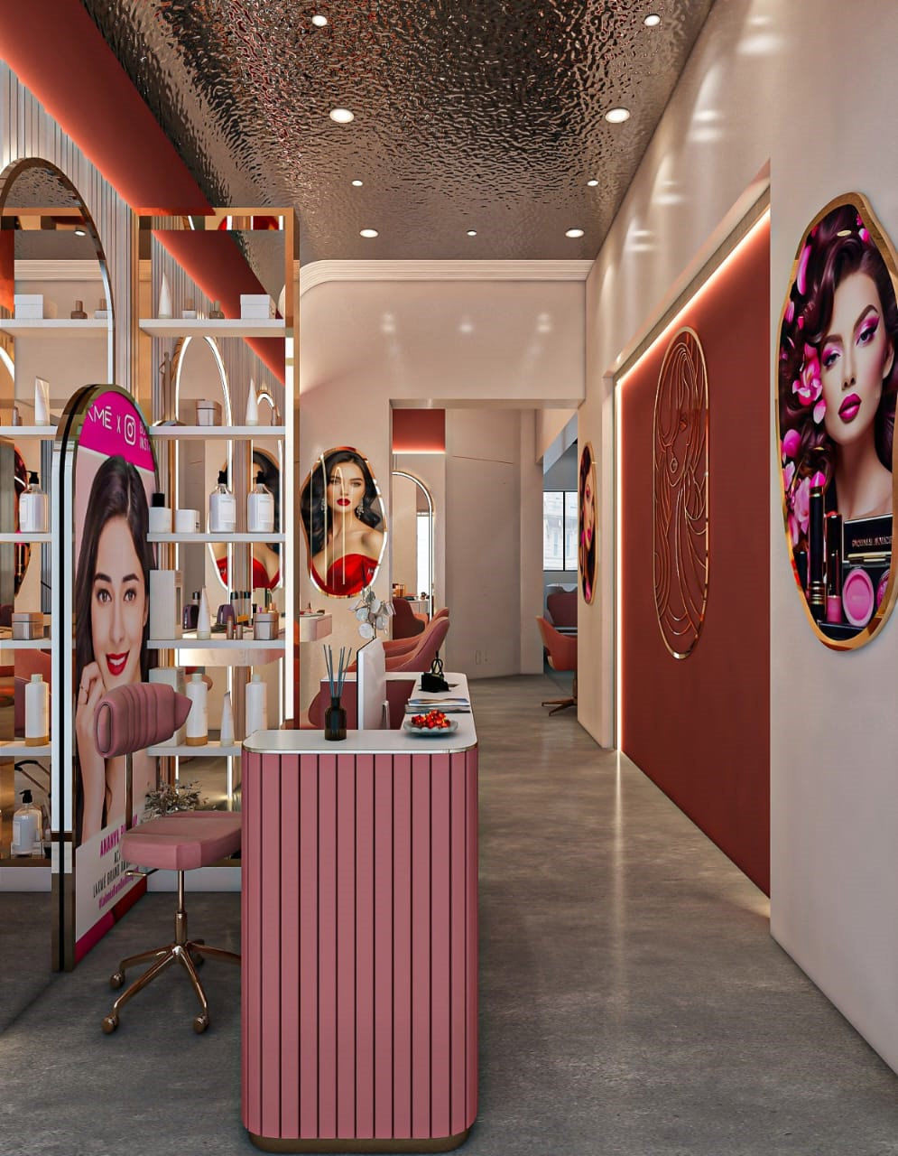 Luxurious interior design of Salone Skin & Spa in Mumbai by A2S Interior